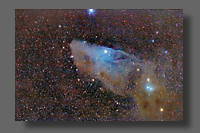 Blue Horsehead Nebula