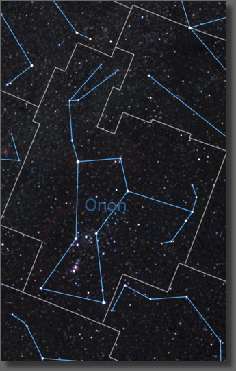 Region around the constellation Orion