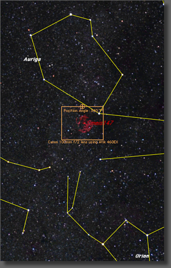 Map of region near Simeis 147